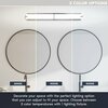 Luxrite 36 Inch LED Vanity Light Brushed Nickel 3CCT 300K-5000K 30W 2100LM Dimmable Over Mirror Light LR32133-1PK